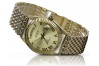 Montre pour homme en or jaune 14k 585 Geneve mw013ydg&mbw013y