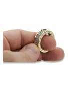 Russischer sowjetischer rosafarbener 14-karätiger 585-Gold-Vintage-Ring vrn001