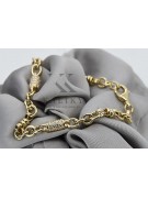 Yellow rose gold bracelet ★ russiangold.com ★ Gold 585 333 Low price