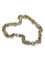 Bracelet en or jaune 14 carats ★ https://zlotychlopak.pl/fr/ ★ Or 585 333 Pas cher