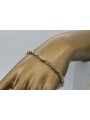 Yellow rose gold bracelet ★ russiangold.com ★ Gold 585 333 Low price