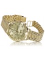 Reloj de oro para hombre Geneve ★ zlotychlopak.pl ★ Pureza de oro 585 333 Precio bajo!