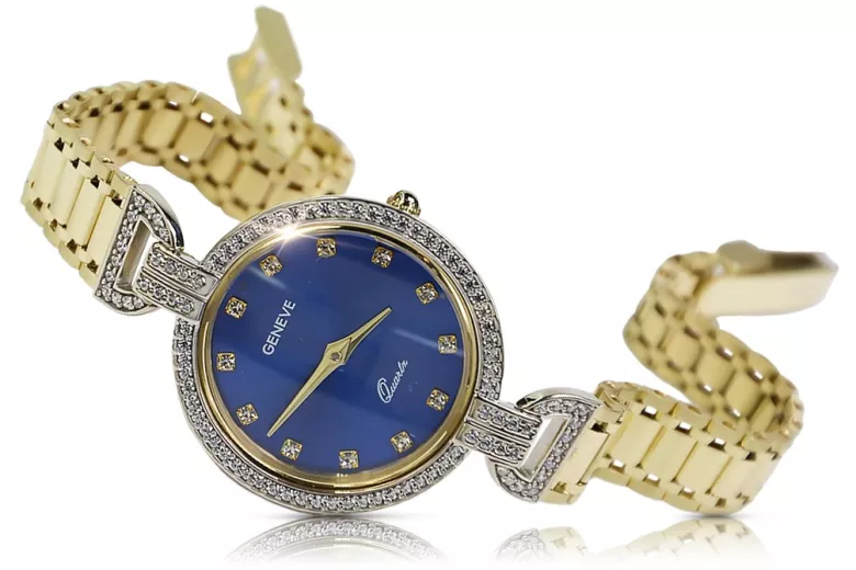 Reloj ★ de oro para damas zlotychlopak.pl Pureza de oro 585 333 ¡★ Precio bajo!