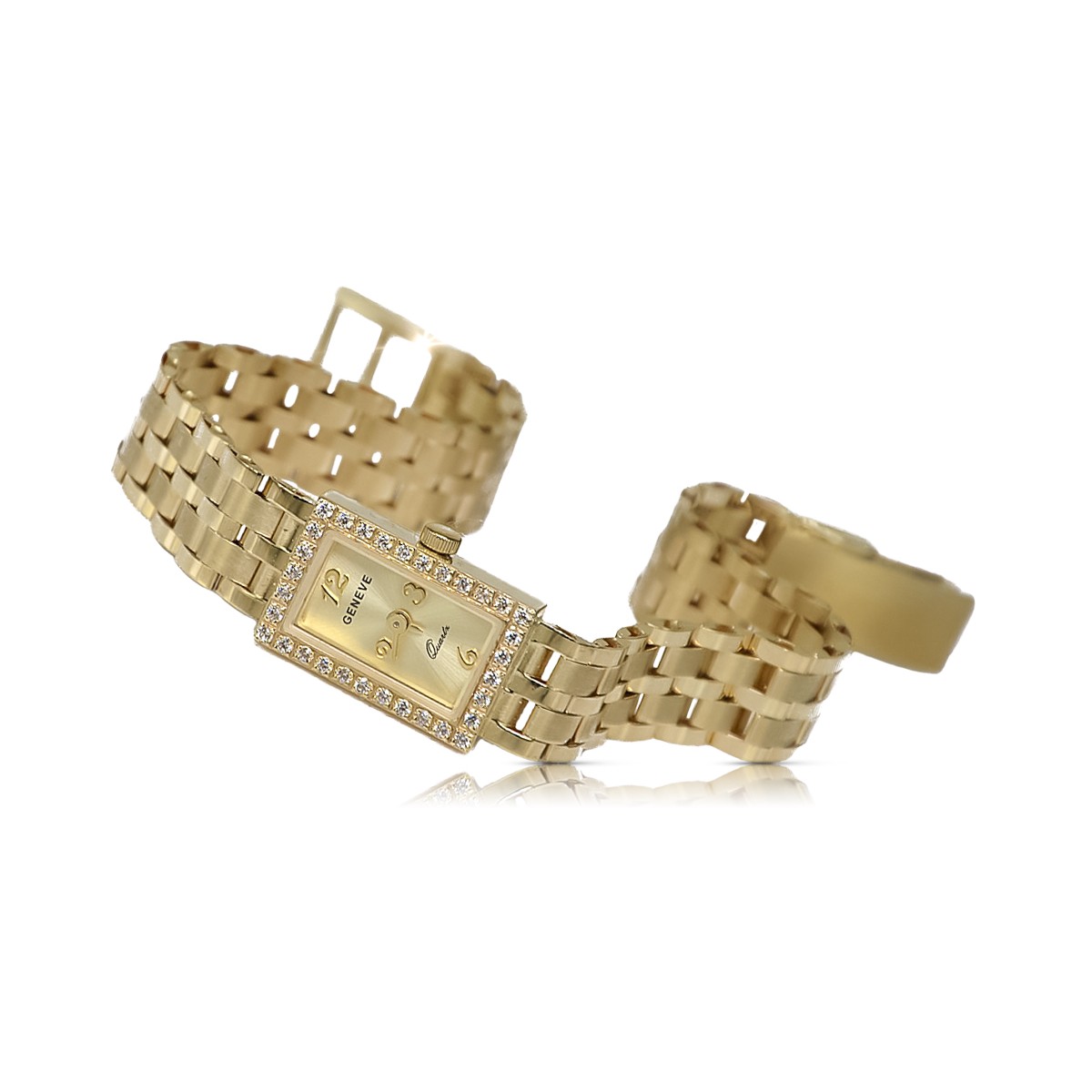 Doamnelor de aur ceas ★ zlotychlopak.pl ★ puritate de aur 585 333 Preț scăzut!