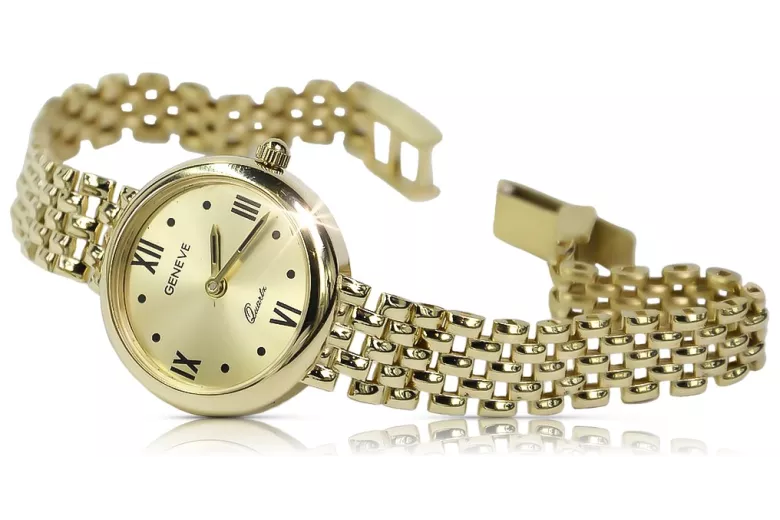 Reloj ★ de oro para damas zlotychlopak.pl Pureza de oro 585 333 ¡★ Precio bajo!