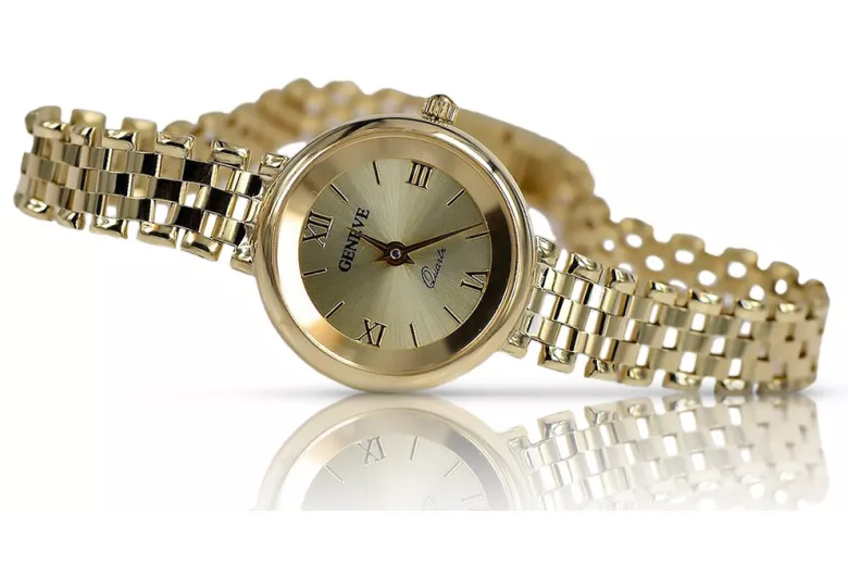 Gold ladies watch ★ zlotychlopak.pl ★ Gold purity 585 333 Low price!