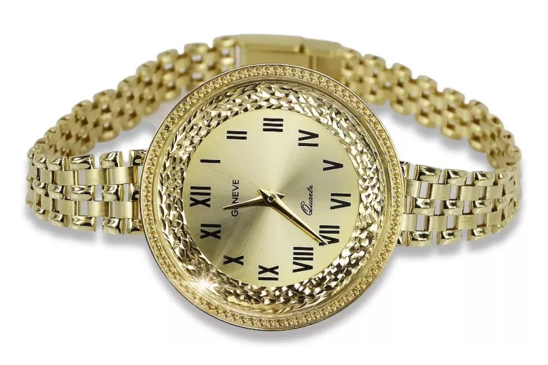 Reloj ★ de oro para damas zlotychlopak.pl Pureza de oro 585 333 ¡★ Precio bajo!