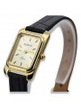 14k żółte złoto, Złoty cyferblat Geneve Lady Watch lw003ydy