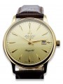 14 Karat Gelbgold Herren Atlantik Uhr, Gol. mw005y