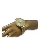 Gold men's watch Geneve ★ zlotychlopak.pl ★ Gold purity 585 333 Low Price!