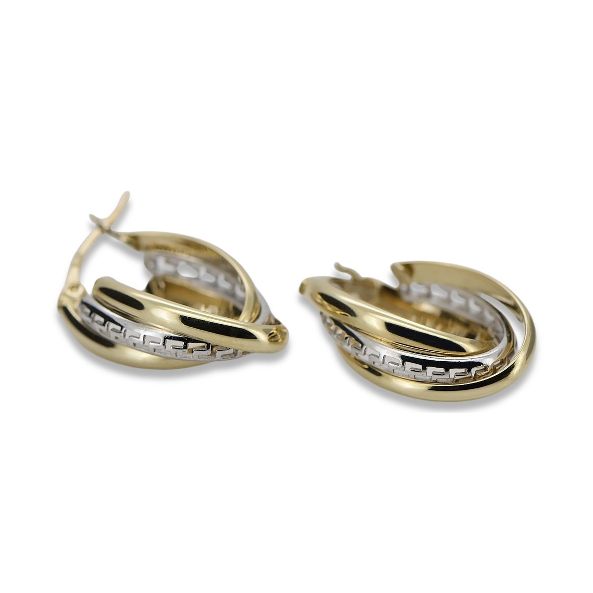 Pendientes de oro de 14k ★ https://zlotychlopak.pl/es/ ★ Oro 585 333 ¡Barato!