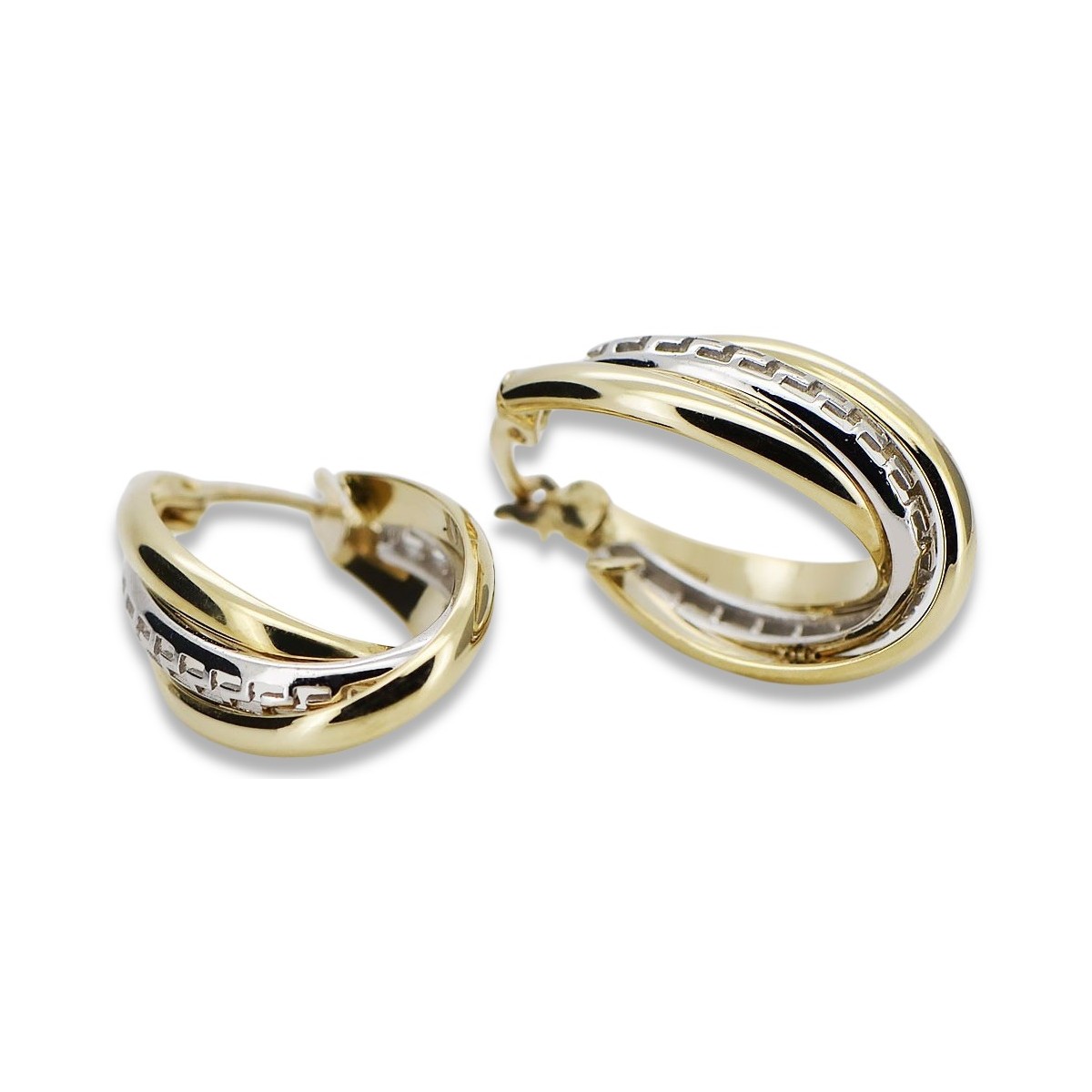 Pendientes de oro de 14k ★ https://zlotychlopak.pl/es/ ★ Oro 585 333 ¡Barato!