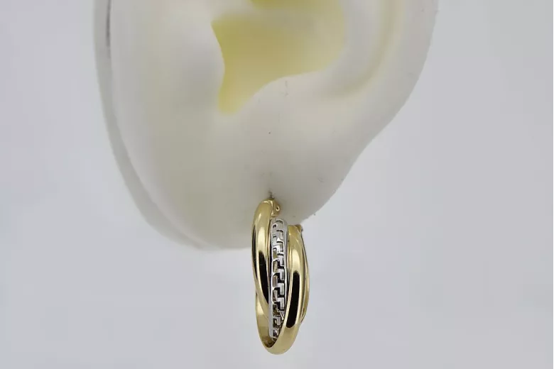 Pendientes de oro de 14k ★ https://zlotychlopak.pl/es/ ★ Oro 585 333 ¡Barato!