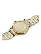 Gold men's watch Geneve ★ zlotychlopak.pl ★ Gold purity 585 333 Low Price!