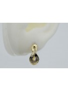 Gold earrings ★ zlotychlopak.pl ★ Gold sample 585 333 Low price!