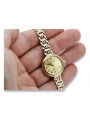 14K жълто злато Геневски дамски часовник Lady Gift lw038y