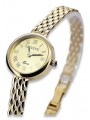 Montre dame en or jaune italien Geneve Cadeau de Dame lw048y