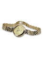 Reloj de dama en oro amarillo de 14 quilates, Geneve Lady Regalo lw048y