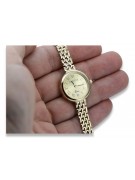 Montre dame en or jaune italien Geneve Cadeau de Dame lw048y