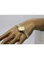 Montre dame en or jaune italien Geneve Cadeau de Dame lw048y