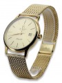 Reloj de pulsera dorado de 14k para hombre en Atlántico mw003y&mbw014y