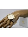 Gold men's watch Geneve ★ zlotychlopak.pl ★ Gold purity 585 333 Low Price!