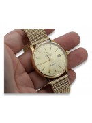 Gelbgold Herrenuhr Atlantik Armbanduhr in 14 Karat mw003y&mbw014y