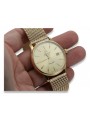 Reloj de pulsera dorado de 14k para hombre en Atlántico mw003y&mbw014y