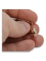 "Elegante Keine Steine Vintage-Roségold 14k 585 Gold Ohrringe" ven101 ven101