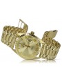 Gold men's watch Geneve ★ zlotychlopak.pl ★ Gold purity 585 333 Low Price!