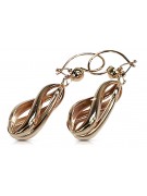 Boucles d’oreilles en or zlotychlopak.pl ★ Échantillon d’or ★ 585 333 Prix bas!