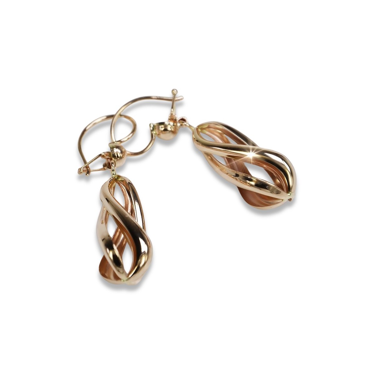 Boucles d’oreilles en or zlotychlopak.pl ★ Échantillon d’or ★ 585 333 Prix bas!