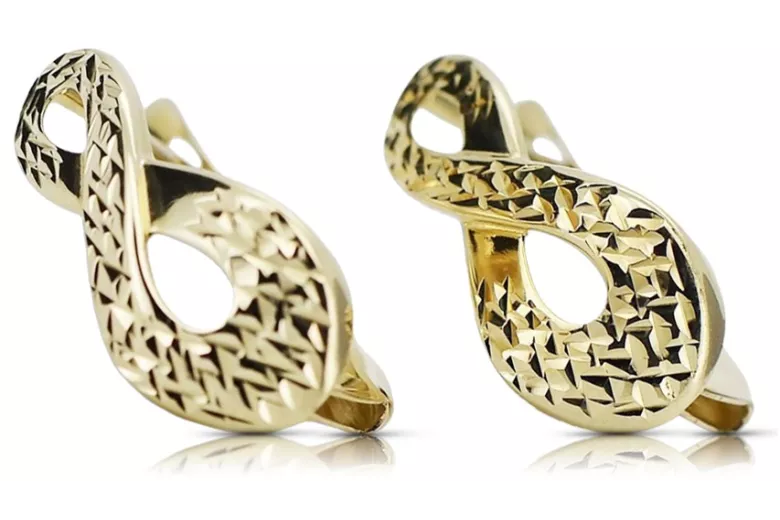 Gold earrings ★ zlotychlopak.pl ★ Gold sample 585 333 Low price!