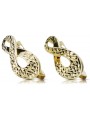 Pendientes de oro de 14k ★ https://zlotychlopak.pl/es/ ★ Oro 585 333 ¡Barato!