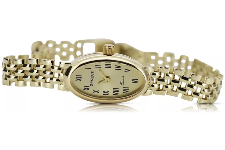 Reloj ★ de oro para damas zlotychlopak.pl Pureza de oro 585 333 ¡★ Precio bajo!