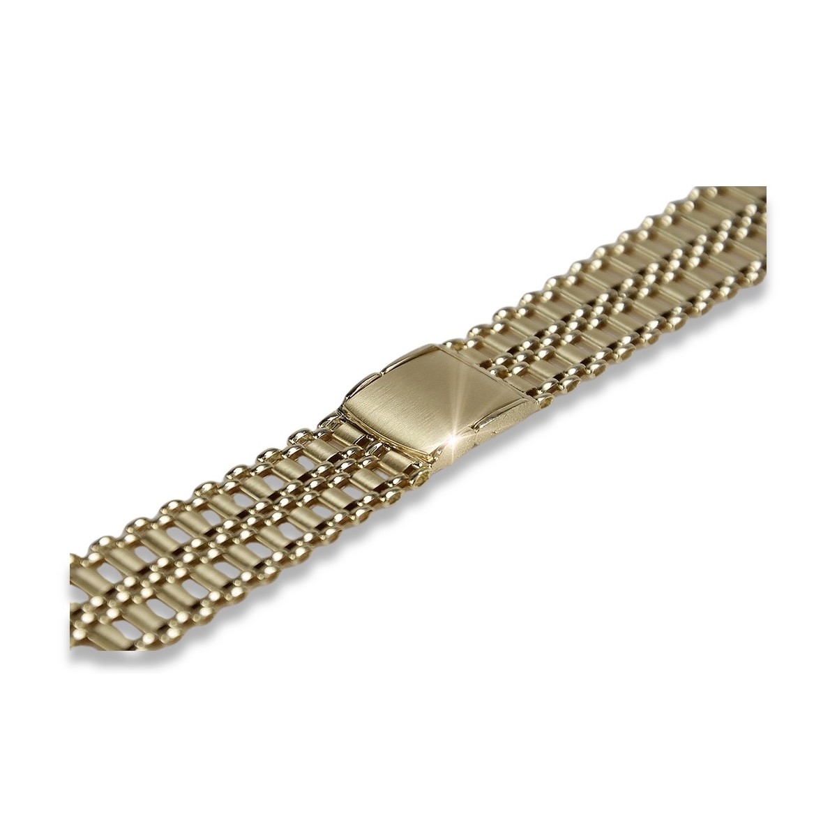 Yellow rose gold watch bracelet ★ russiangold.com ★ Gold 585 333 Low price