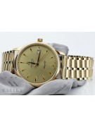 Gold men's watch Geneve ★ zlotychlopak.pl ★ Gold purity 585 333 Low Price!