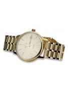 Montre-bracelet hommes en or jaune 14 carats de l'Atlantique mw003y&mbw007y