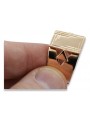 Vintage Rose Gold Men's Signet Ring - No Stones, Original 14K Gold vsn042