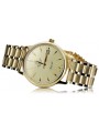 Gold men's watch Geneve ★ zlotychlopak.pl ★ Gold purity 585 333 Low Price!