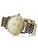 Reloj de pulsera Atlántico en oro amarillo de 14k para hombre mw003y&mbw008y