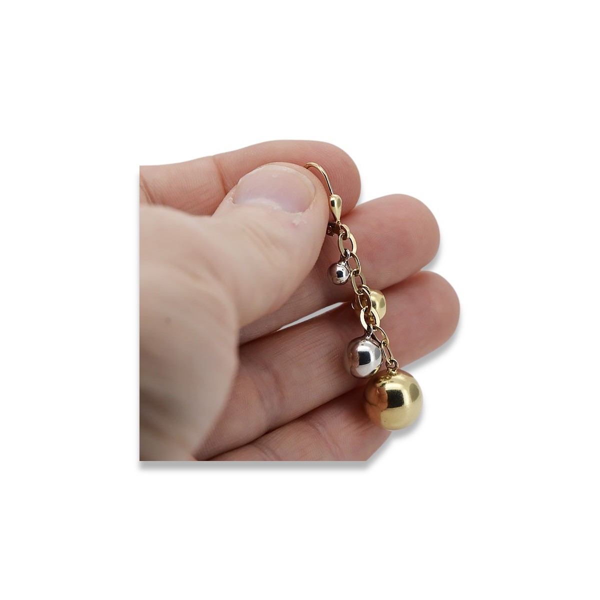 Pendientes de oro de 14k ★ https://zlotychlopak.pl/es/ ★ Oro 585 333 ¡Barato!