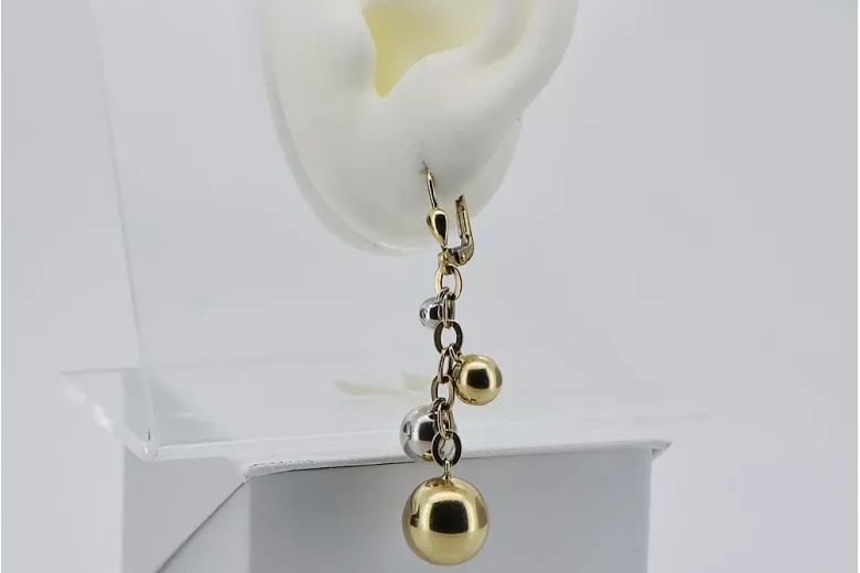 Gold earrings ★ zlotychlopak.pl ★ Gold sample 585 333 Low price!