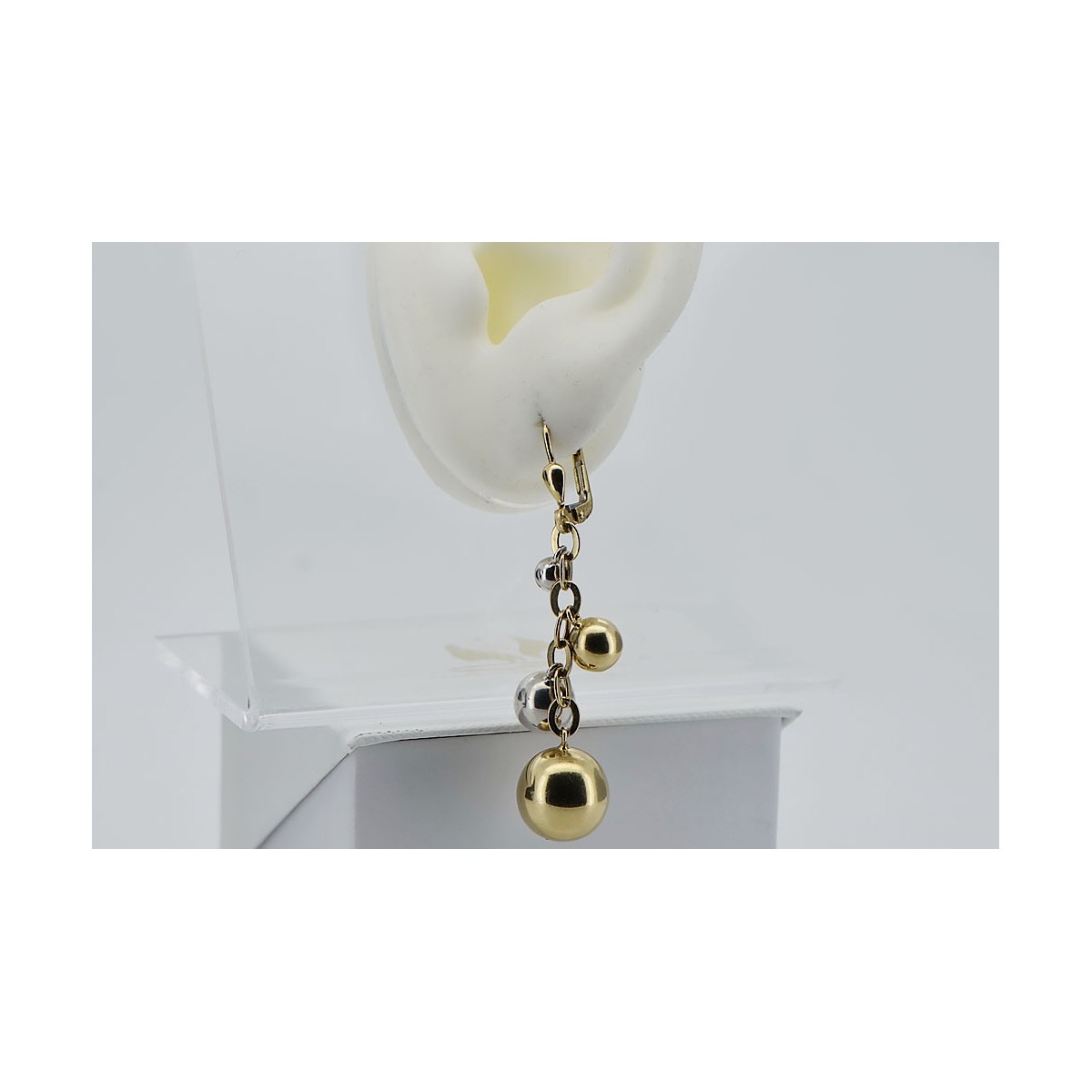 Gold earrings ★ zlotychlopak.pl ★ Gold sample 585 333 Low price!