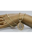 Golden 14k 585 Joyful Charm on Rope Necklace pm027y&cc020y