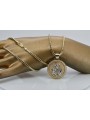 Golden 14k 585 Joyful Charm on Rope Necklace pm027y&cc020y