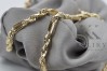 Italian 14K Yellow Gold Corda-Figaro Chain - Elegant Gold Necklace for Every Occasion cc082y