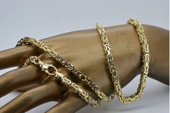 Cadena ★ de oro rosa amarillo russiangold.com ★ Oro 585 333 Precio bajo