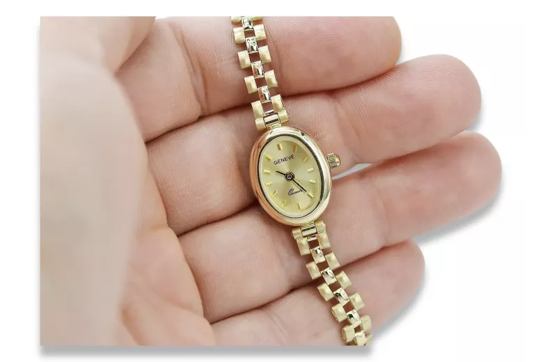 Gold ladies watch ★ zlotychlopak.pl ★ Gold purity 585 333 Low price!