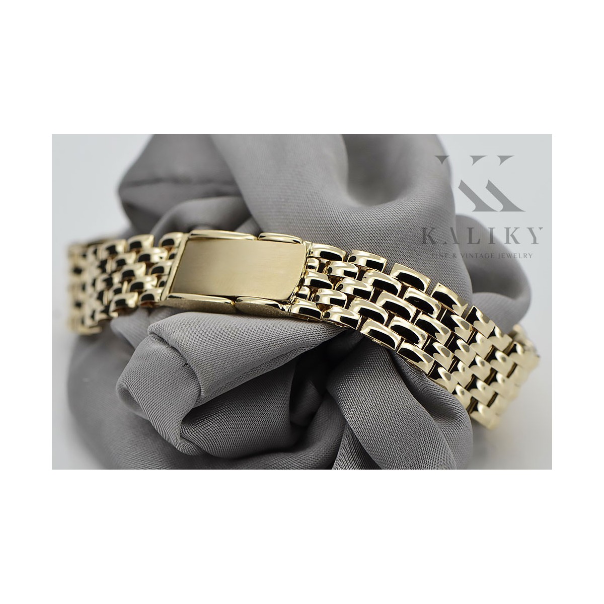 Bracelet ★ de montre en or rose jaune russiangold.com ★ or 585 333 Prix bas